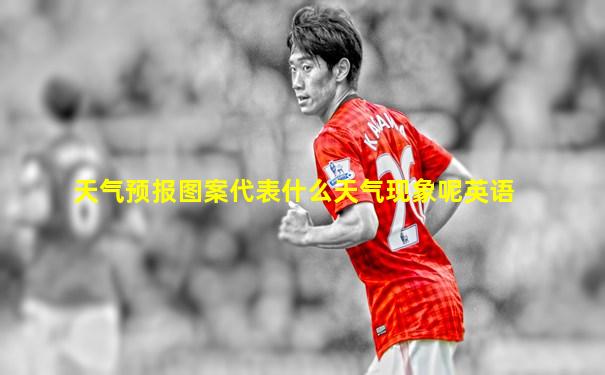 天气预报图案代表什么天气现象呢英语